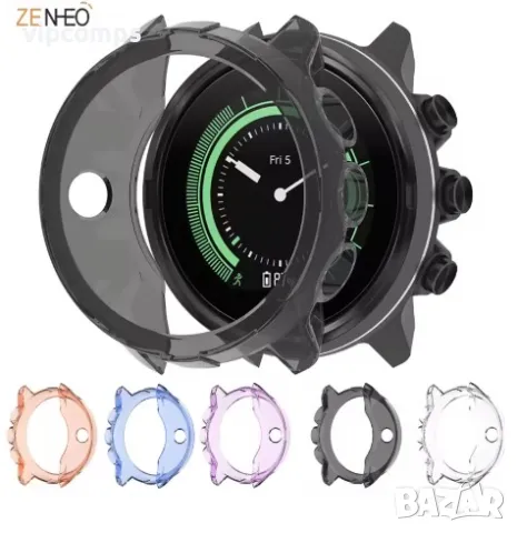 Предпазител за Suunto 9 - Прозрачен, снимка 1 - Смарт гривни - 49266751