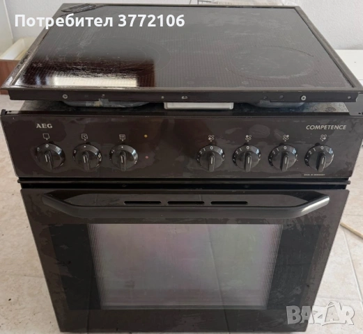 Печка за вграждане с керамични котлони AEG Competence, снимка 3 - Печки, фурни - 53580218