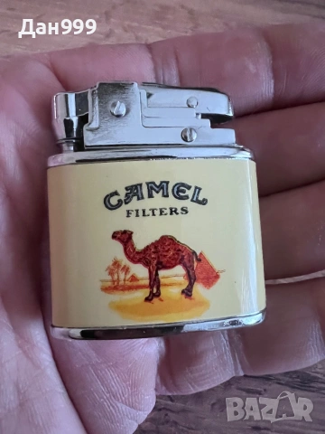 Винтидж бензинова запалка CAMEL, снимка 2 - Запалки - 53131381
