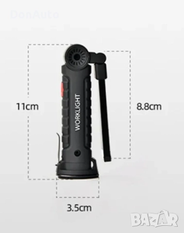 Преносима LED работна лампа, снимка 2 - Аксесоари и консумативи - 51477208