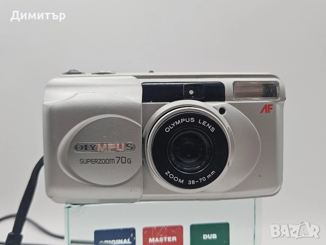 Olympus superzoom 70g камера с лента фотоапарат , снимка 3 - Камери - 52440720
