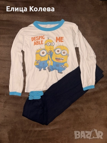 Детска пижама с Миньоните 116 см