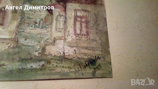 Ивелин Любенов картина акварел , снимка 8 - Картини - 38970353