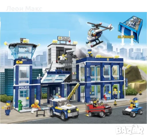 Конструктор Полиция бягството на затворника 1145ч 6+, снимка 4 - Конструктори - 48420111