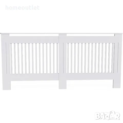 ПРОМОЦИЯ Параван за радиатор с голям размер в бяло UNHO XJJ676-B-XL