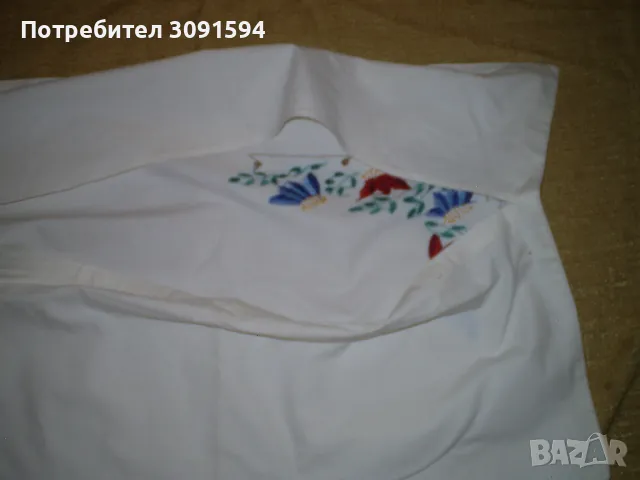 Винтидж ръчно бродирана кълъфка за възглавница, снимка 3 - Възглавници - 49446965