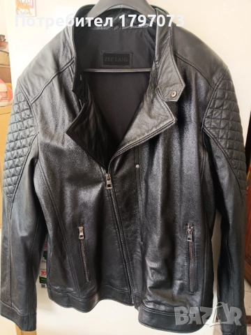 НОВО мъжко яке естествена кожа VERA PELLE, снимка 6 - Якета - 52211316