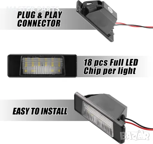  LED плафони за номер: Nissan Juke, Versa, Kicks, Infinity Q50 и др., снимка 5 - Части - 48815122