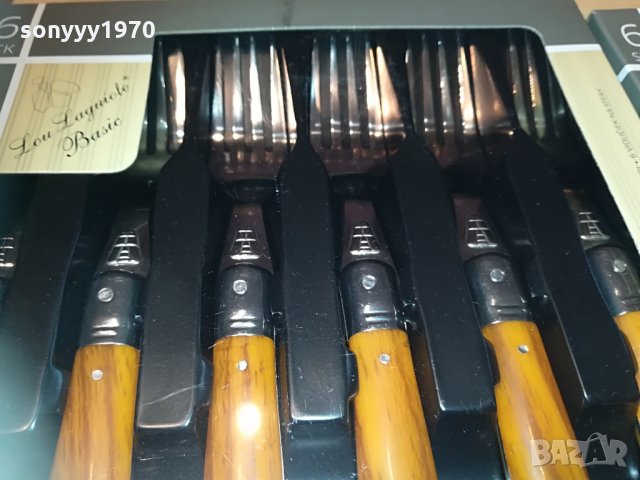 laguiole france 6бр кафяви или черни-вилици 1606212148, снимка 8 - Антикварни и старинни предмети - 33241324