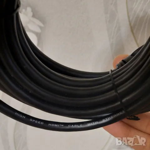 High speed HDMI кабел за  Ethernet. 10 метра, снимка 4 - Кабели и адаптери - 48479140