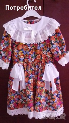 Детска официална рокля 4-6 г., снимка 1