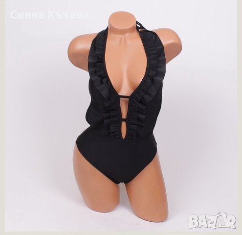 Ново! Дамски бански с къдрици