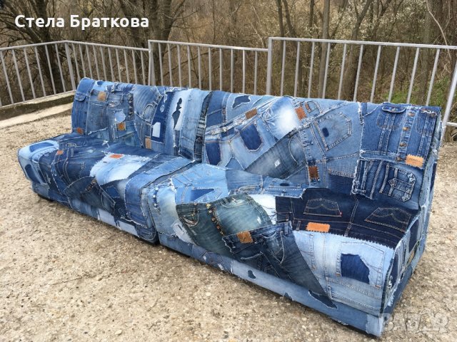 Дънкови сепарета / Дивани , снимка 6 - Дивани и мека мебел - 32319024