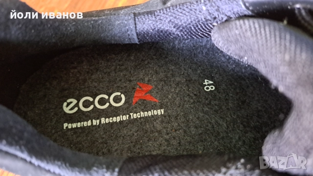 ECCO нови кожени обувки,gore tex мембрана 48 номер, снимка 9 - Маратонки - 52973547