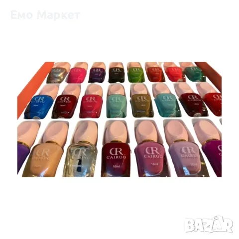Комплект 24 бр. лакове за нокти CR CAIRUO, снимка 4 - Продукти за маникюр - 49519930