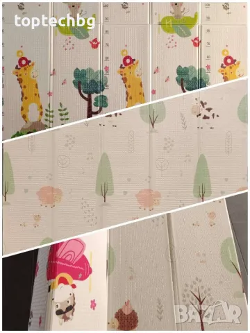 Сгъваемо килимче за игра 180x200, снимка 3 - Други - 42822330