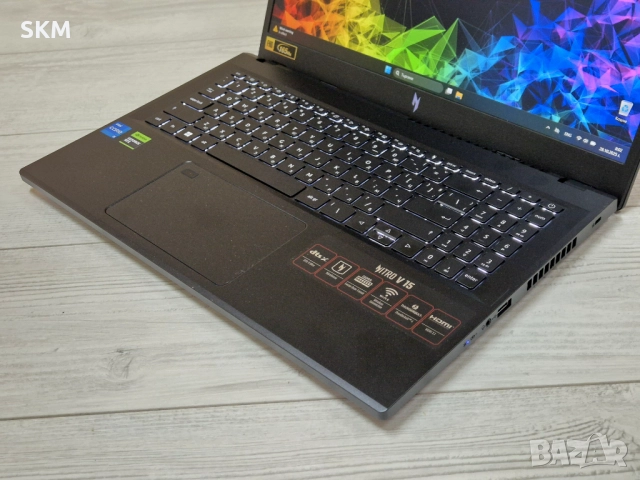 ГАРАНЦИЯ i5|RTX-6GB|165Hz IPS|16RAM лаптоп laptop nitro acer gaming гейминг, снимка 3 - Лаптопи за игри - 52206700