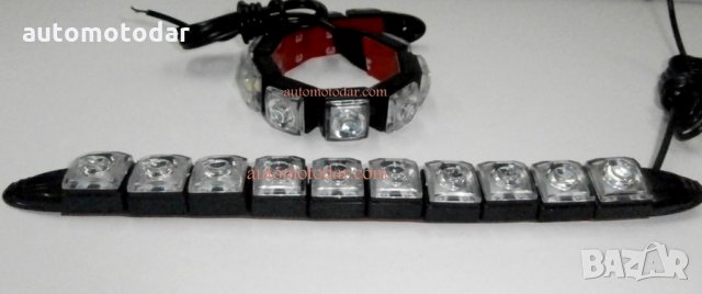ДИОДНИ ДНЕВНИ СВЕТЛИНИ ГЪВКАВИ 10ДИОДА, снимка 3 - Аксесоари и консумативи - 35455359
