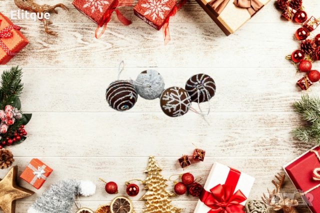 Комплект Коледни топки с артистичен дизайн, снимка 4 - Други стоки за дома - 52820014