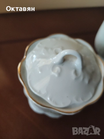 Порцеланов чайник, захарница, снимка 5 - Сервизи - 53054115