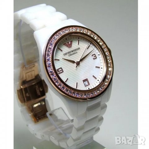 Emporio Armani AR1472 Ceramica Leo. Нов дамски часовник, снимка 3 - Дамски - 38773475