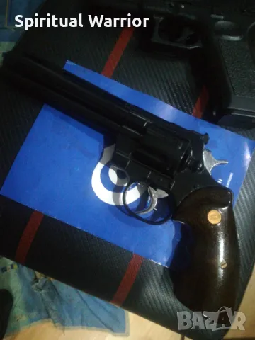 Еърсофт Револвер на грийн газ, 0,7 джаула Мощност , снимка 1