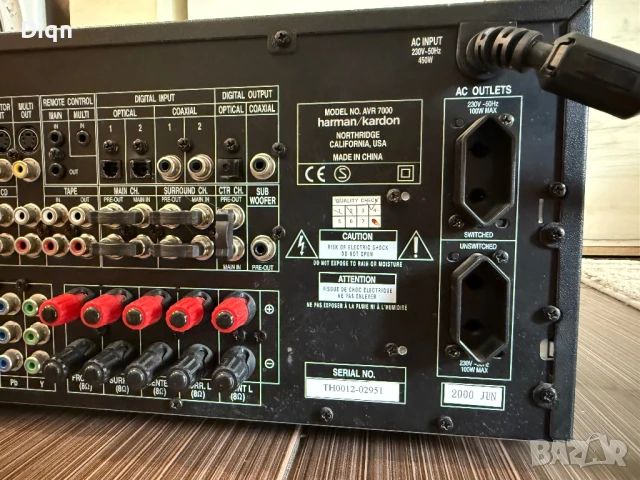 Harman Kardon AVR 7000 25 кг , снимка 9 - Ресийвъри, усилватели, смесителни пултове - 50716860