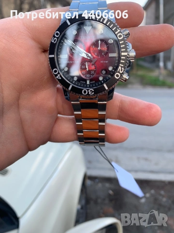 Чисто нов швейцарски Tissot Seastar 1000 30бара хронограф, снимка 11 - Мъжки - 53523322