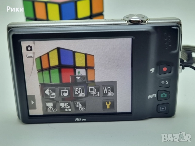 Nikon COOLPIX S6100 16mp Digital Camera Touchscreen Nikkor 7x wide Zoom, снимка 6 - Фотоапарати - 52729306