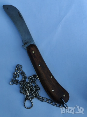 Старо джобно ножче за ашладисване П. Денев. , снимка 5 - Антикварни и старинни предмети - 52378571