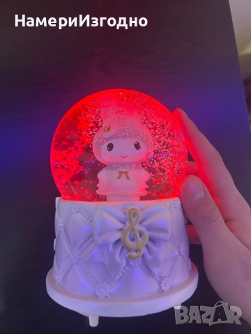 Светеща музикална лампа