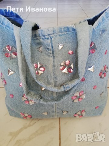 Ръчно изработени дънкови бутикови чанти