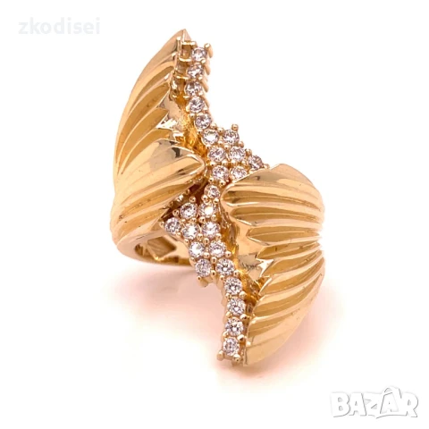 Златен дамски пръстен 7,85гр. 14кр. проба:585 размер:56 модел:32616-1