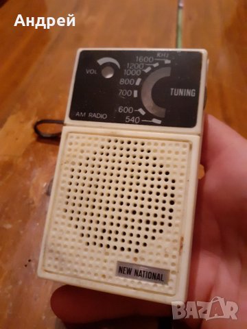 Старо радио,радиоприемник New National, снимка 2 - Други ценни предмети - 28198613