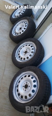 4бр зимни гуми със стоманени джанти за MINI 175/65/15, , снимка 2 - Гуми и джанти - 38498938