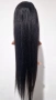 Естествена черна бразилска перука 80 см - Дантела 13×6, права коса, снимка 4