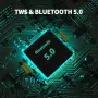 Нови безжични Стерео Bluetooth 5.0 слушалки earbuds с микрофон Android iOS, снимка 2