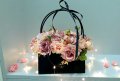 Луксозна чанта с цветя For You/HAPPY BIRTHDAY и цифра, снимка 1 - Изкуствени цветя - 34651514