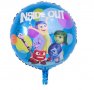 Отвътре навън inside out кръгъл фолио фолиев балон хелий или въздух парти рожден ден редакция, снимка 2