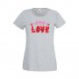 Дамска тениска Свети Валентин Love 2, снимка 3