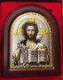 Икона на Иисус Христос с покритие, снимка 1 - Икони - 31812302