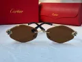 Cartier 2024 дамски слънчеви очила ромб 3 цвята, снимка 11