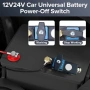 Универсален прекъсвач за акумулатор Automat-12V/24V, ключ маса, снимка 6