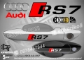 AUDI RS6 стикери дръжки SKD-AU-RS6, снимка 6