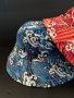 Нови Летни Шапки с Вълни и две лица за обръщане Bucket Hat шапка идиотка, снимка 2