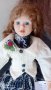 Викторианска порцеланова кукла 45 см, снимка 1 - Колекции - 38349229