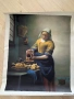 Картина, масло върху платно, ръчна репродукция на Вермер, снимка 3