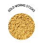 GOLD WORMS STICKS Премиум храна за езерни риби и златни рибки под формата на плаващи пръчици , снимка 1