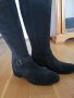 Италиански велурени ботуши, снимка 2