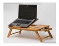  маса за лаптоп бамбукова, снимка 1 - Друга електроника - 26949739